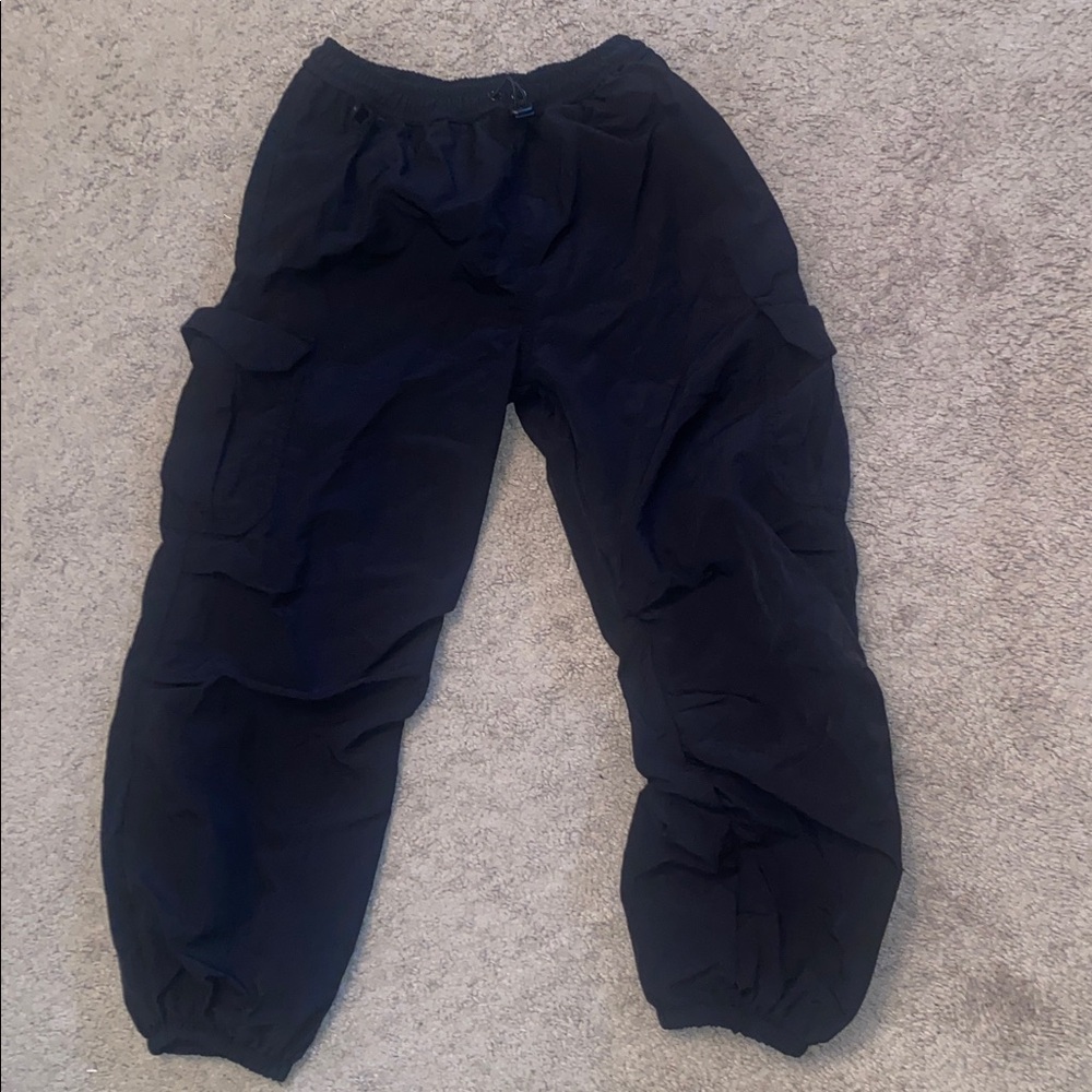 Art Class Black Nylon joggers